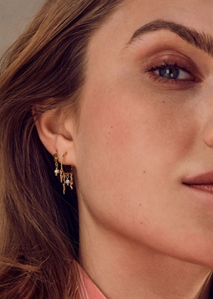Bayou earrings Forgyldt Maanesten